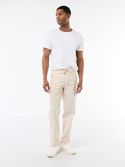 Pantalone multitasche regular fit - Kiabi
