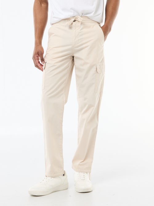 Pantalone multitasche regular fit - Kiabi