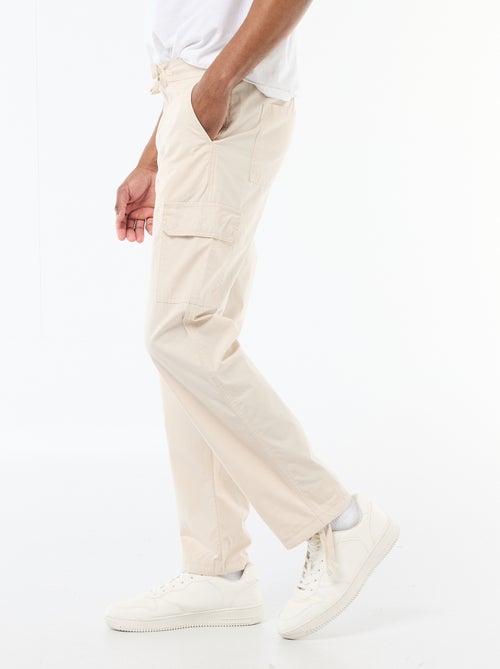 Pantalone multitasche regular fit - Kiabi