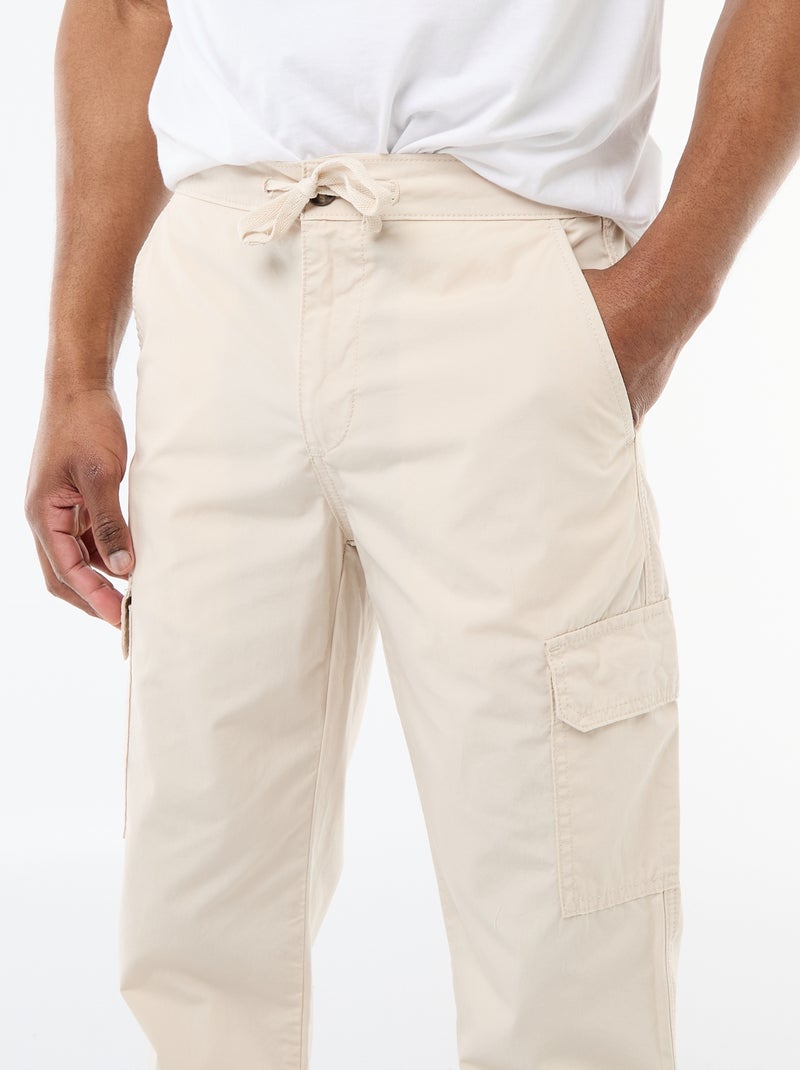 Pantalone multitasche regular fit Grigio - Kiabi