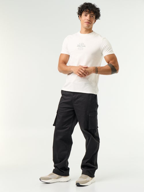 Pantalone multitasche regular fit - Kiabi Pantalone multitasche regular fit - Kiabi