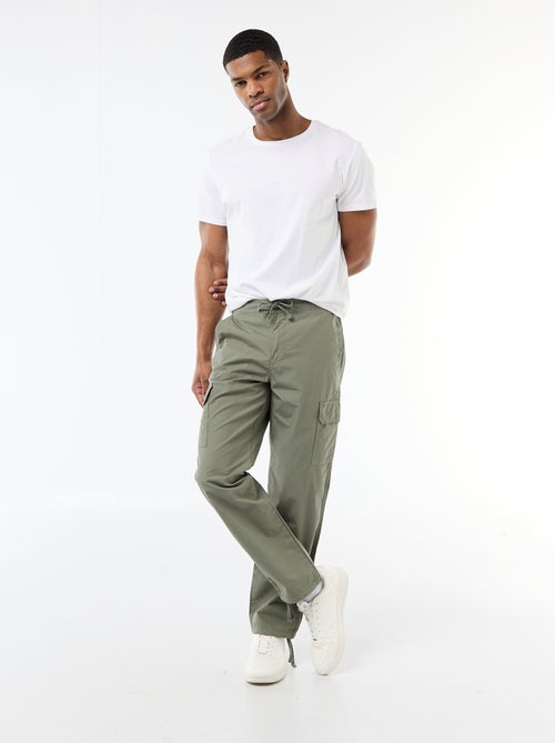 Pantalone multitasche regular fit - Kiabi