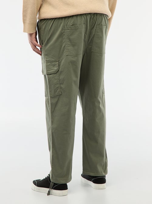 Pantalone multitasche taglio dritto / regular fit - Kiabi