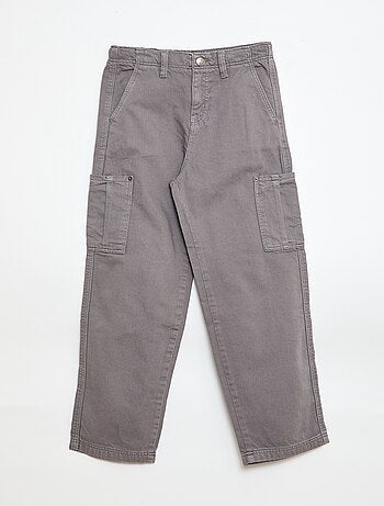 Pantalone multitasche tinta unita