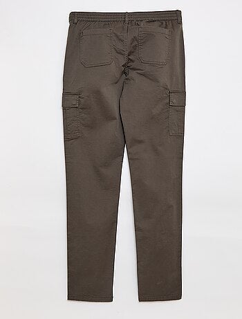 Pantalone multitasche tinta unita