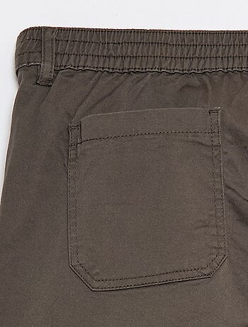 Pantalone multitasche tinta unita
