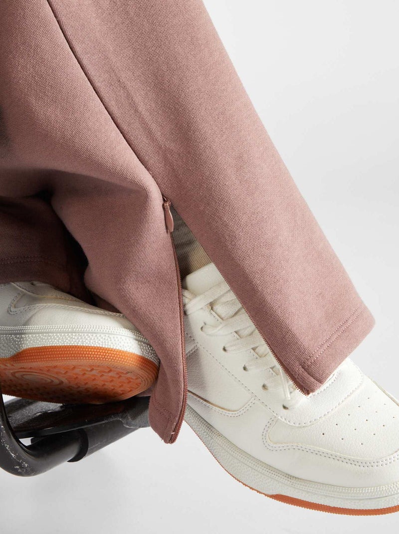 Pantalone pigiama in felpa - collezione facile da indossare VIOLA - Kiabi