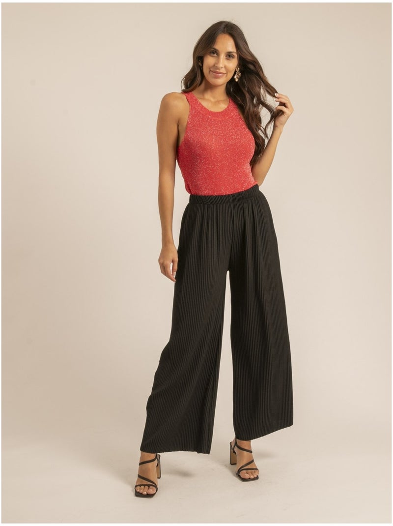 Pantalone plissé ELOU Nero - Kiabi