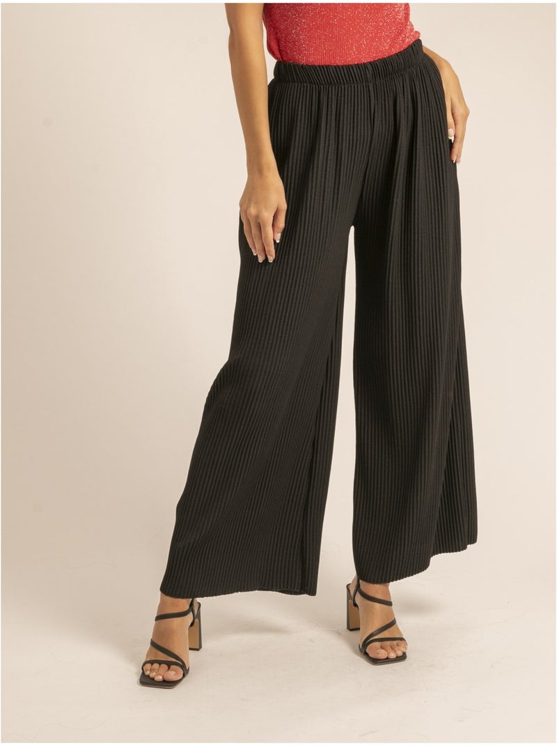 Pantalone plissé ELOU Nero - Kiabi