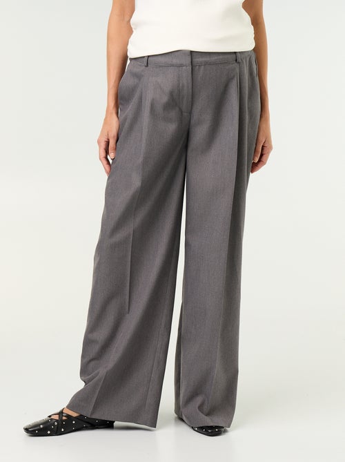 Pantalone premaman con pinces - Kiabi
