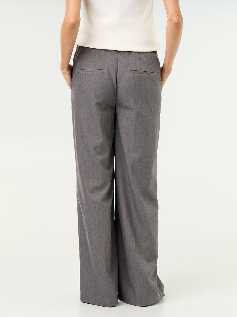 Pantalone premaman con pinces Grigio - Kiabi
