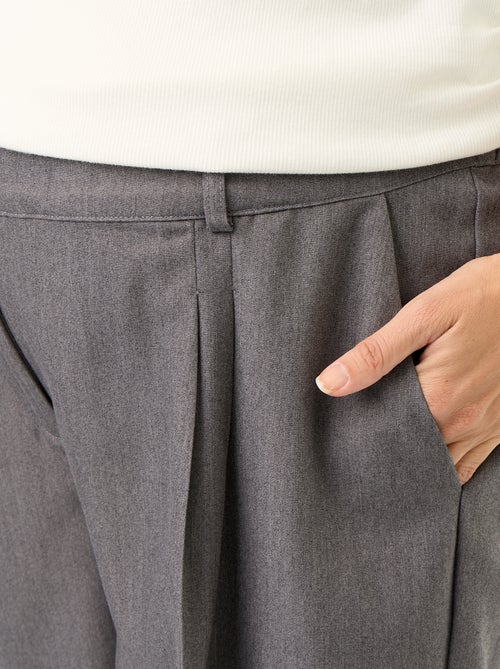 Pantalone premaman con pinces - Kiabi