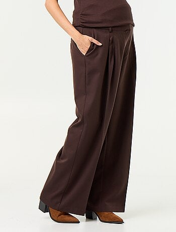 Pantalone premaman con pinces