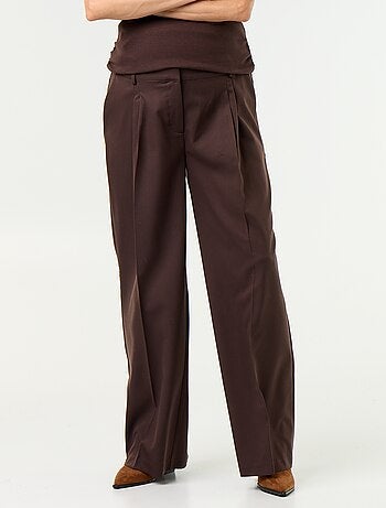Pantalone premaman con pinces