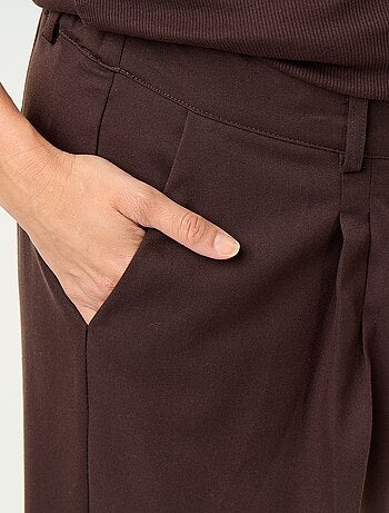 Pantalone premaman con pinces