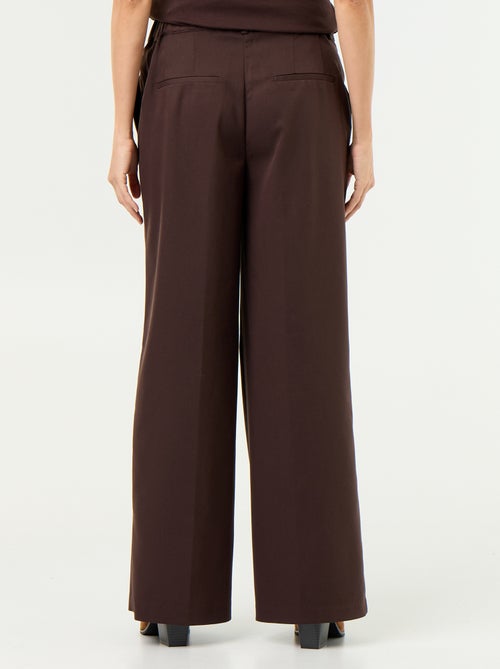 Pantalone premaman con pinces - Kiabi