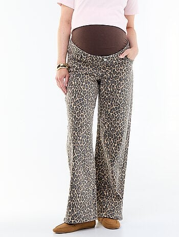 Pantalone premaman wide leg