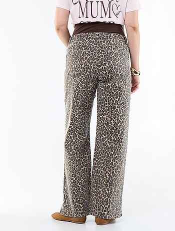 Pantalone premaman wide leg