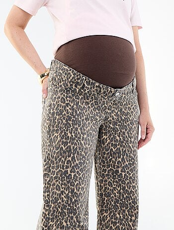 Pantalone premaman wide leg