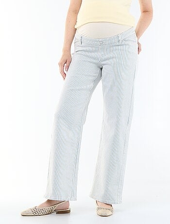 Pantalone premaman wide leg