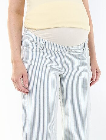 Pantalone premaman wide leg