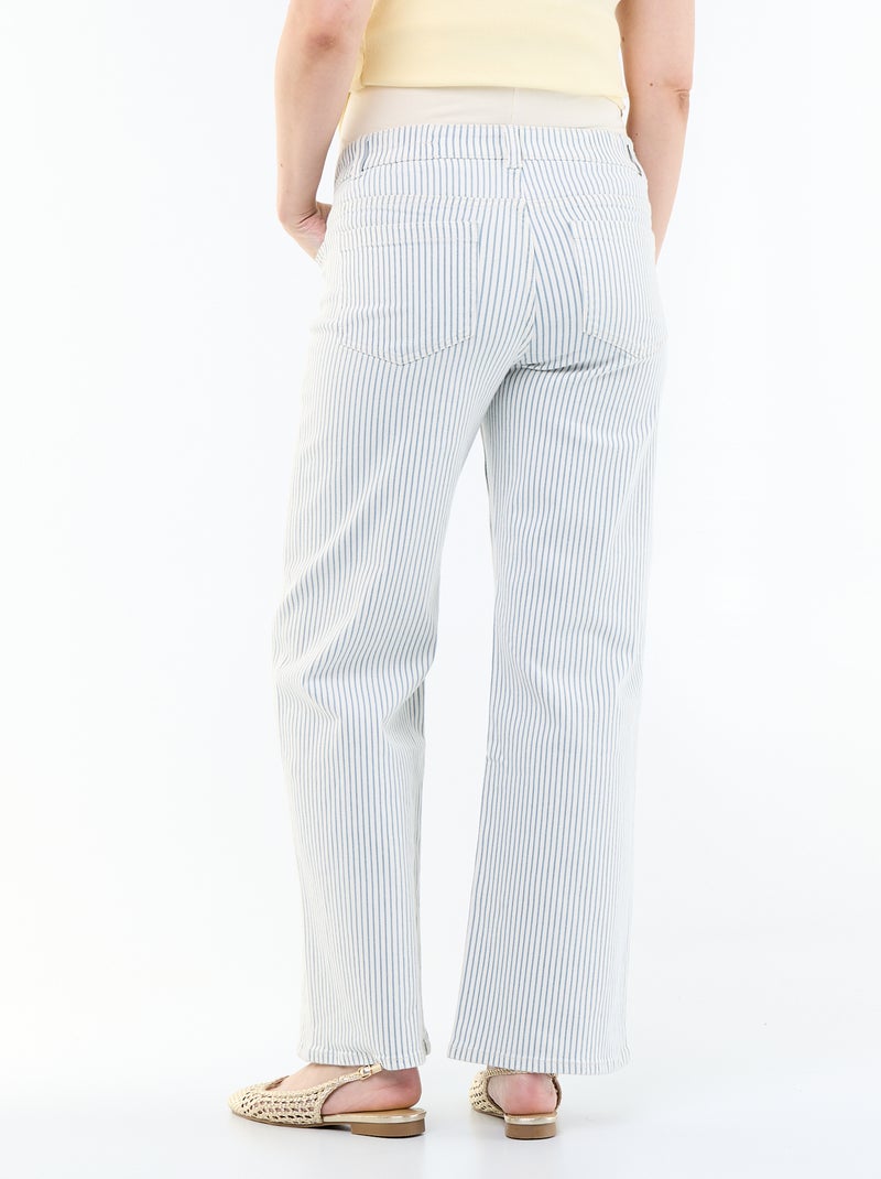 Pantalone premaman wide leg Beige - Kiabi