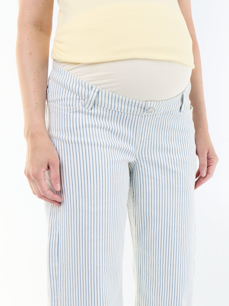 Pantalone premaman wide leg Beige - Kiabi