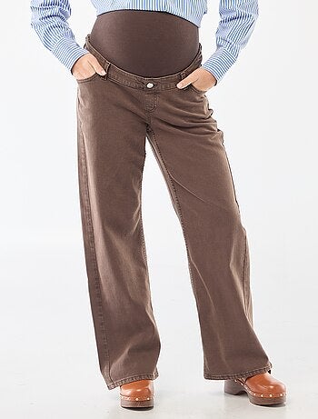 Pantalone premaman wide leg