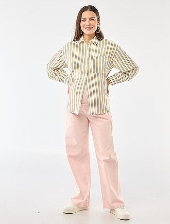 Pantalone premaman wide leg