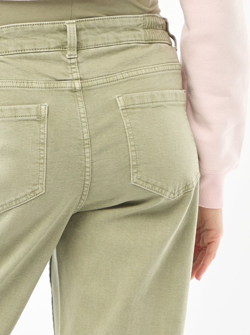 Pantalone premaman wide leg Verde - Kiabi