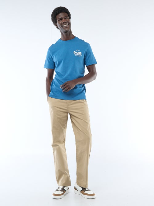 Pantalone regular in twill - Kiabi