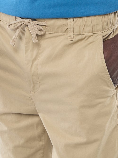 Pantalone regular in twill - Kiabi