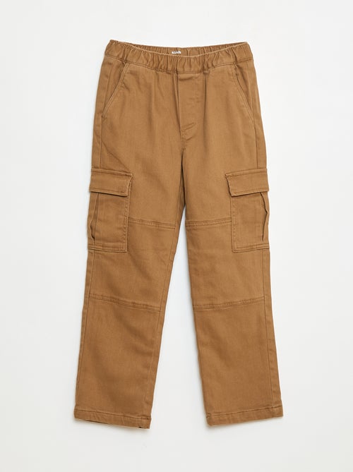 Pantalone regular multitasche - Kiabi