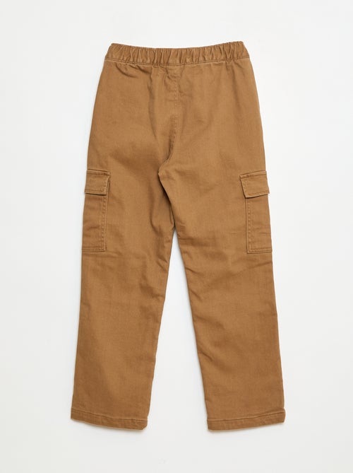 Pantalone regular multitasche - Kiabi