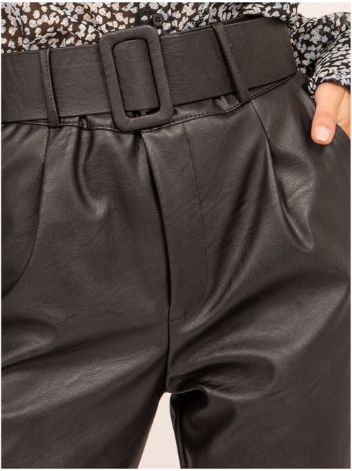 Pantalone similpelle EKINE - Kiabi