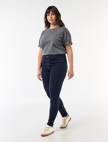 Pantaloni skinny a vita molto alta - L30