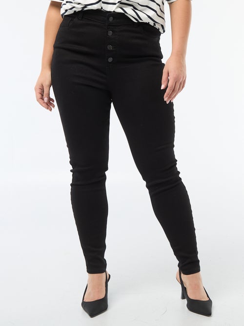 Pantalone skinny a vita altissima - L30 - Kiabi Pantalone skinny a vita altissima - L30 - Kiabi