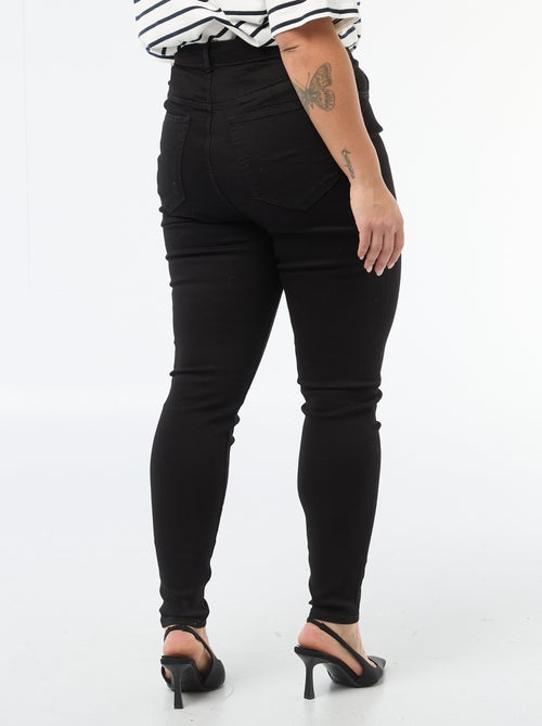 Pantalone skinny a vita altissima - L30 - Kiabi Pantalone skinny a vita altissima - L30 - Kiabi