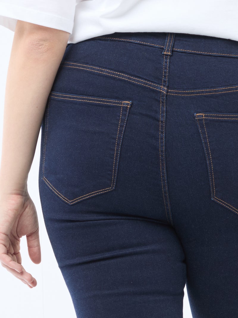 Pantalone skinny a vita altissima - L32 Blu - Kiabi