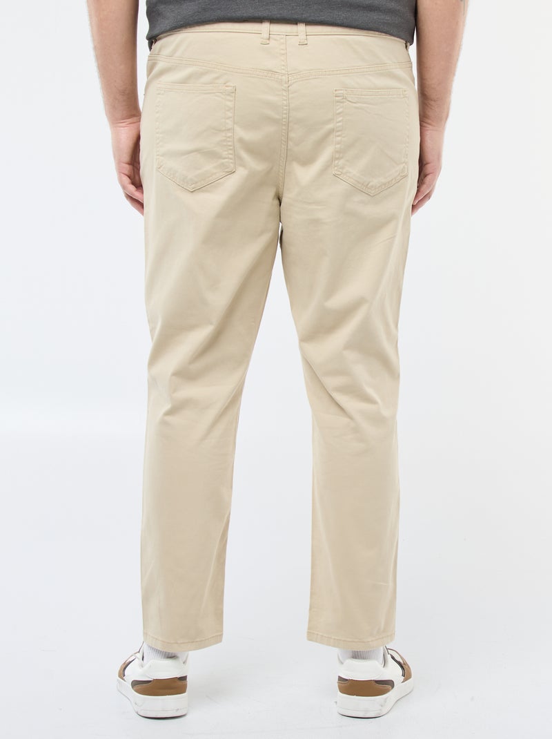 Pantalone slim - L32 Beige - Kiabi