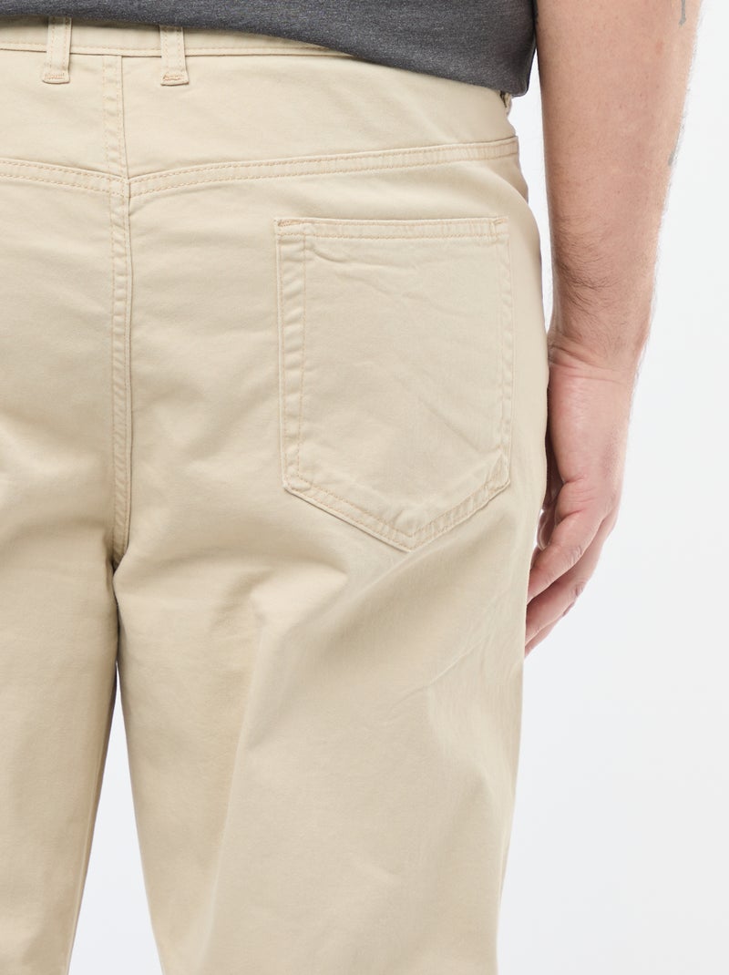 Pantalone slim - L32 Beige - Kiabi