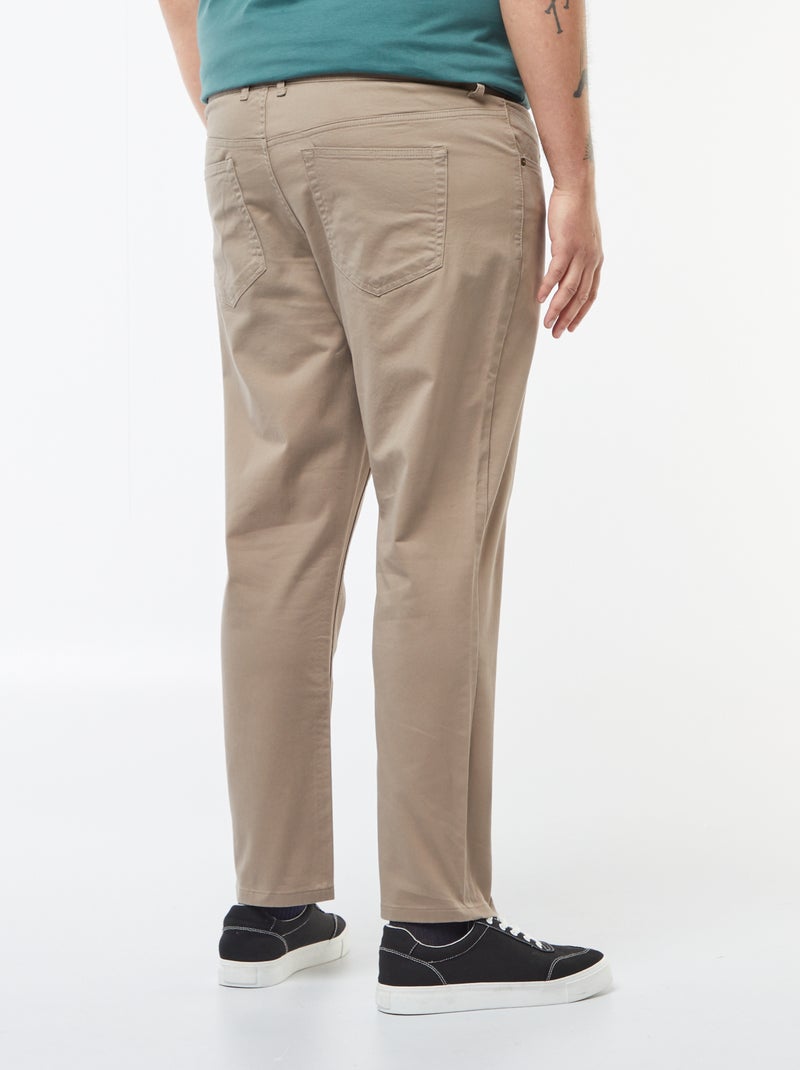 Pantalone slim - L32 Marrone - Kiabi