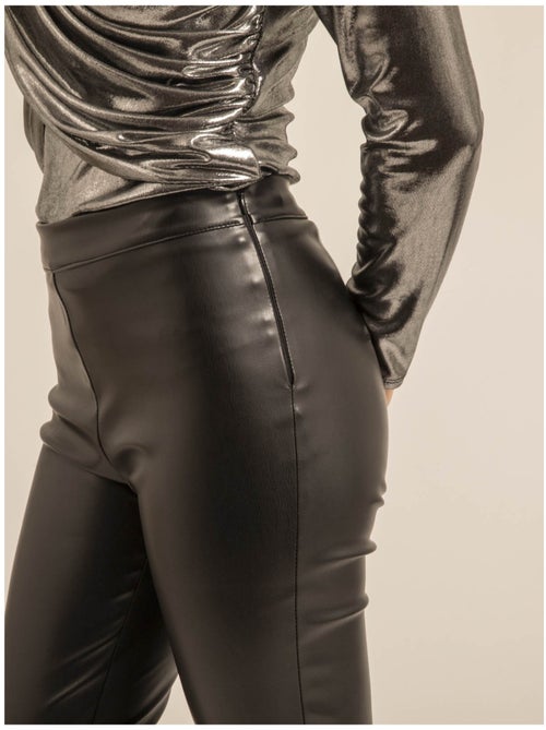 Pantalone slim similpelle erona - Kiabi Pantalone slim similpelle erona - Kiabi