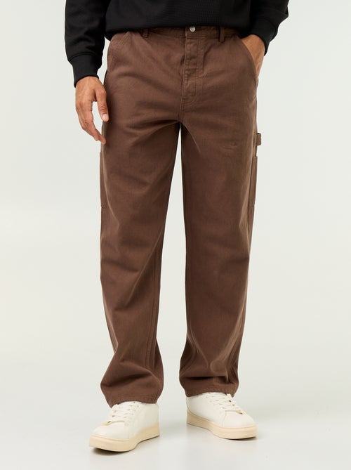 Pantalone stile carpenter in denim - Kiabi Pantalone stile carpenter in denim - Kiabi