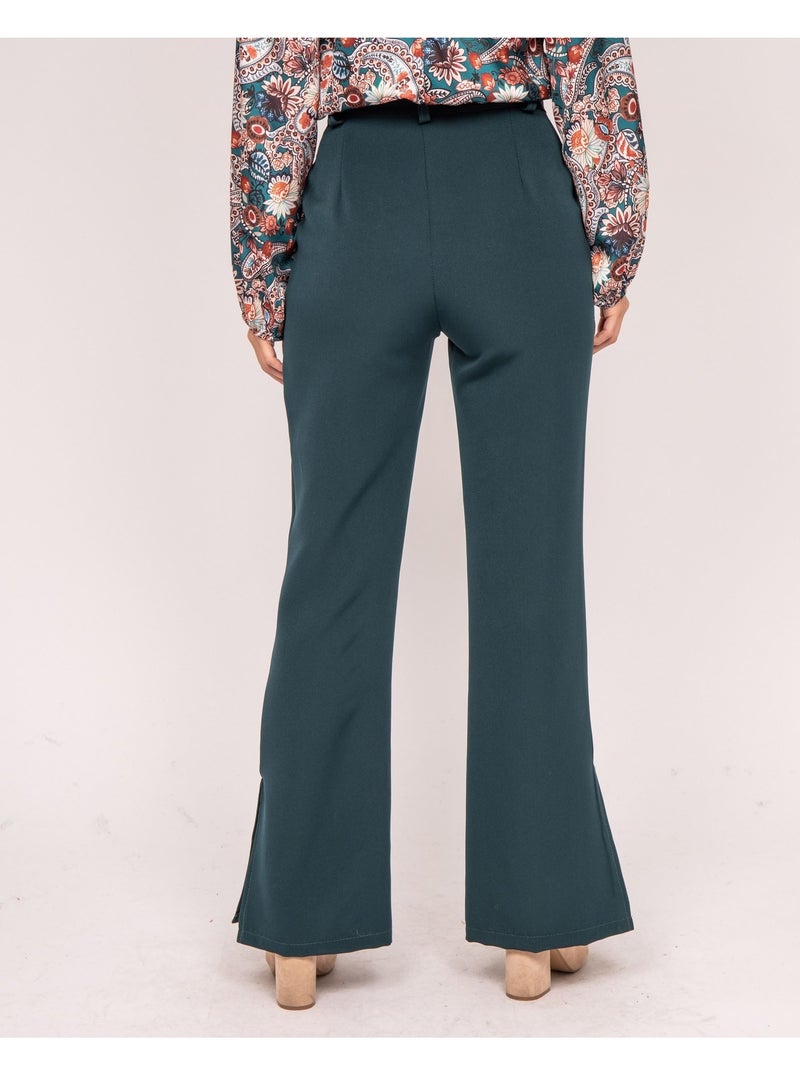 Pantalone svasato EGWEN Verde foresta - Kiabi