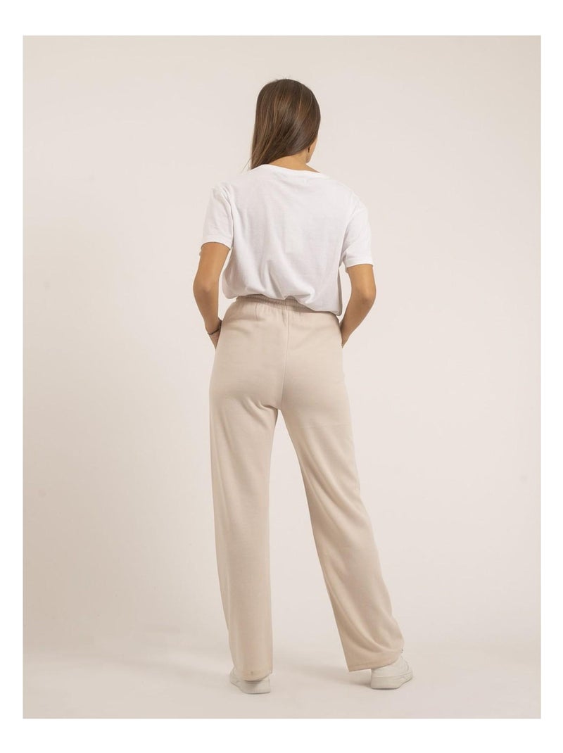 Pantalone svasato ERILIA Ecru - Kiabi