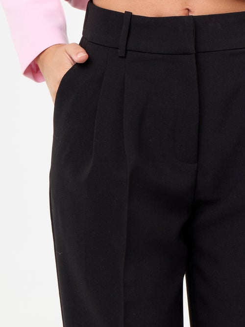 Pantalone taglio carota vita alta - Kiabi