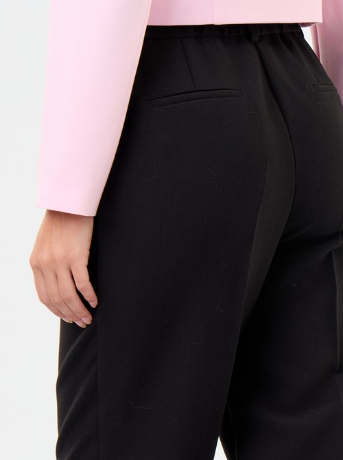 Pantalone taglio carota vita alta - Kiabi