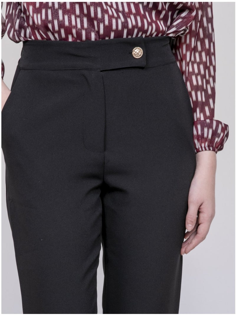 Pantalone taglio dritto EMILOU Nero - Kiabi