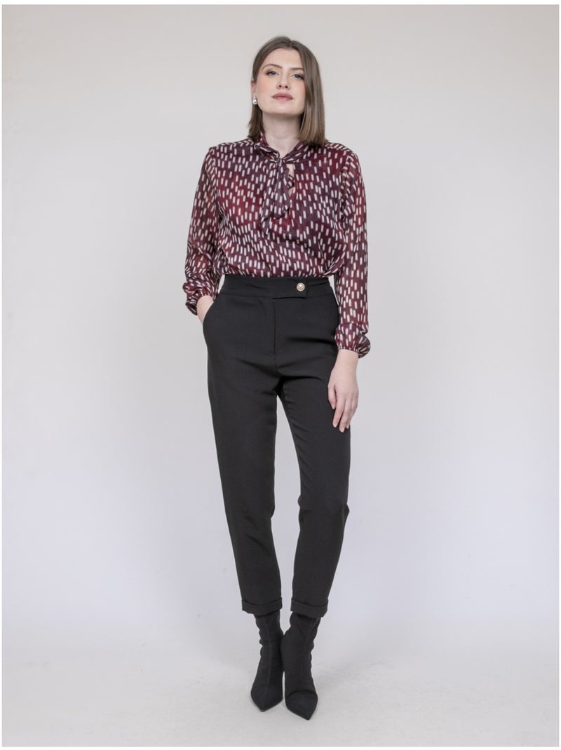 Pantalone taglio dritto EMILOU Nero - Kiabi